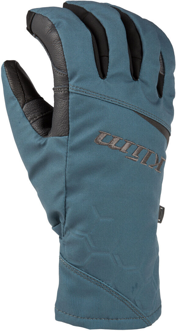 Klim Bombshell Guantes para motos de nieve para damas - Gris Verde Azul (XL)
