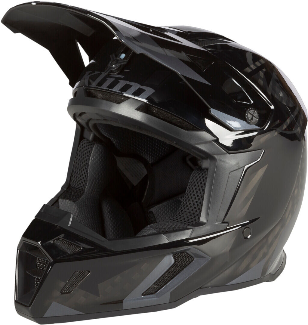 Klim F5 AMP Casco de motocross - Negro Gris (2XL)