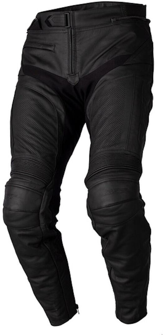 RST Tour 1 Pantalones de cuero de motocicleta - Negro (2XL)