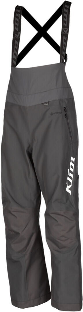 Klim Alpine Pantalones babero para motos de nieve para damas - Gris (S)