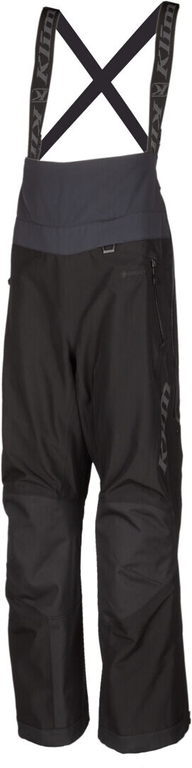 Klim Alpine Pantalones babero para motos de nieve para damas - Negro (L)