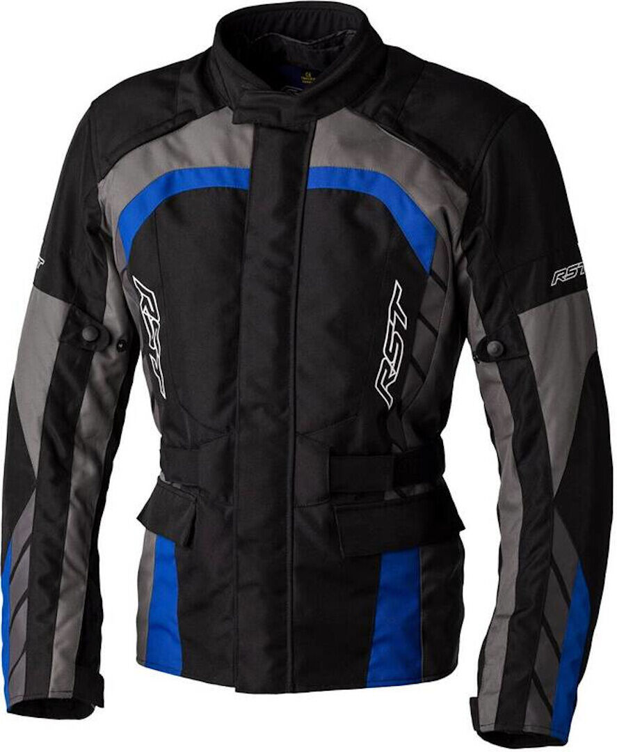 RST Alpha 5 Chaqueta textil de motocicleta - Negro Gris Azul (3XL)