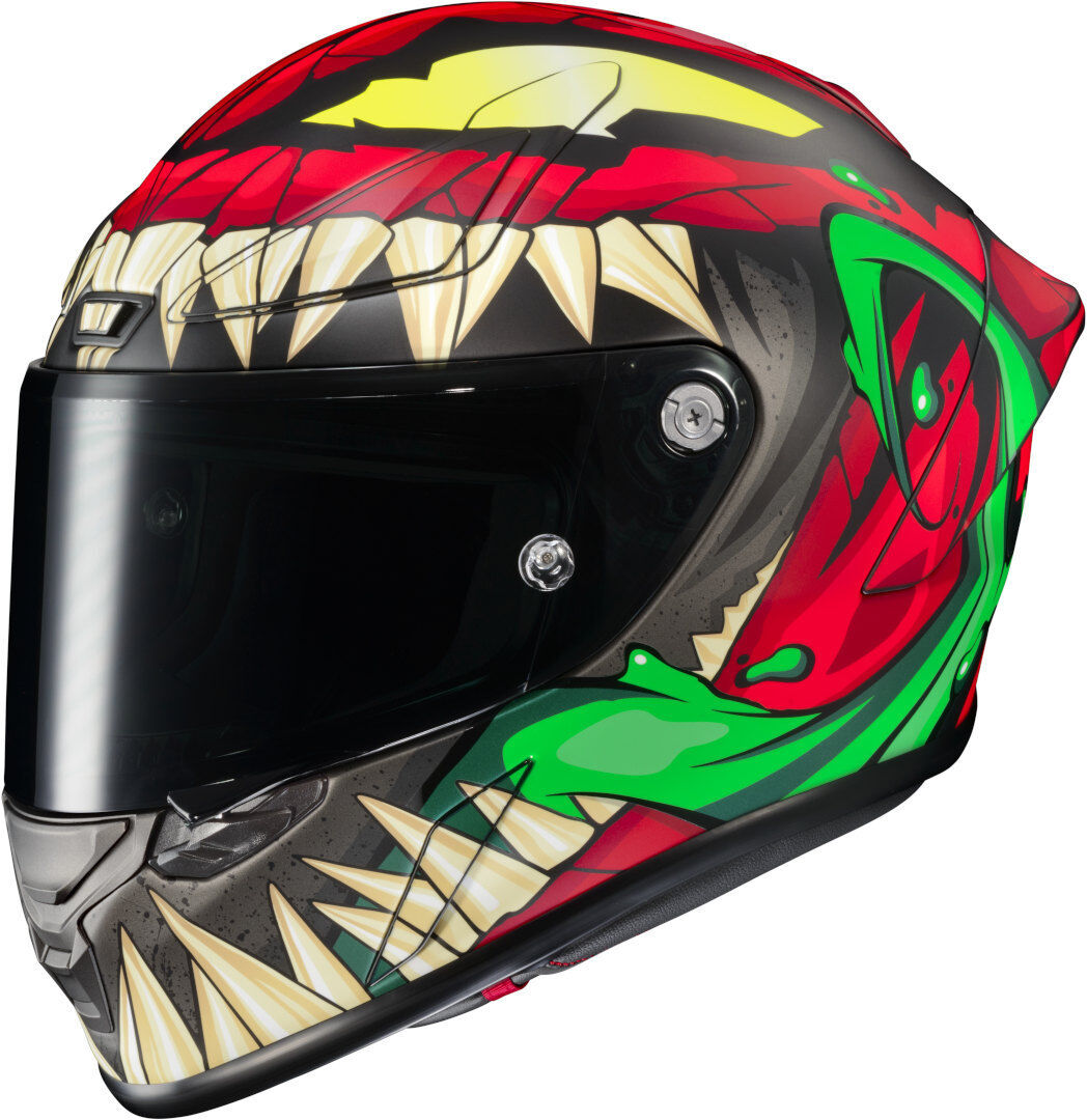 HJC RPHA 1 Toxin Marvel Casco - Negro Rojo Amarillo (S)