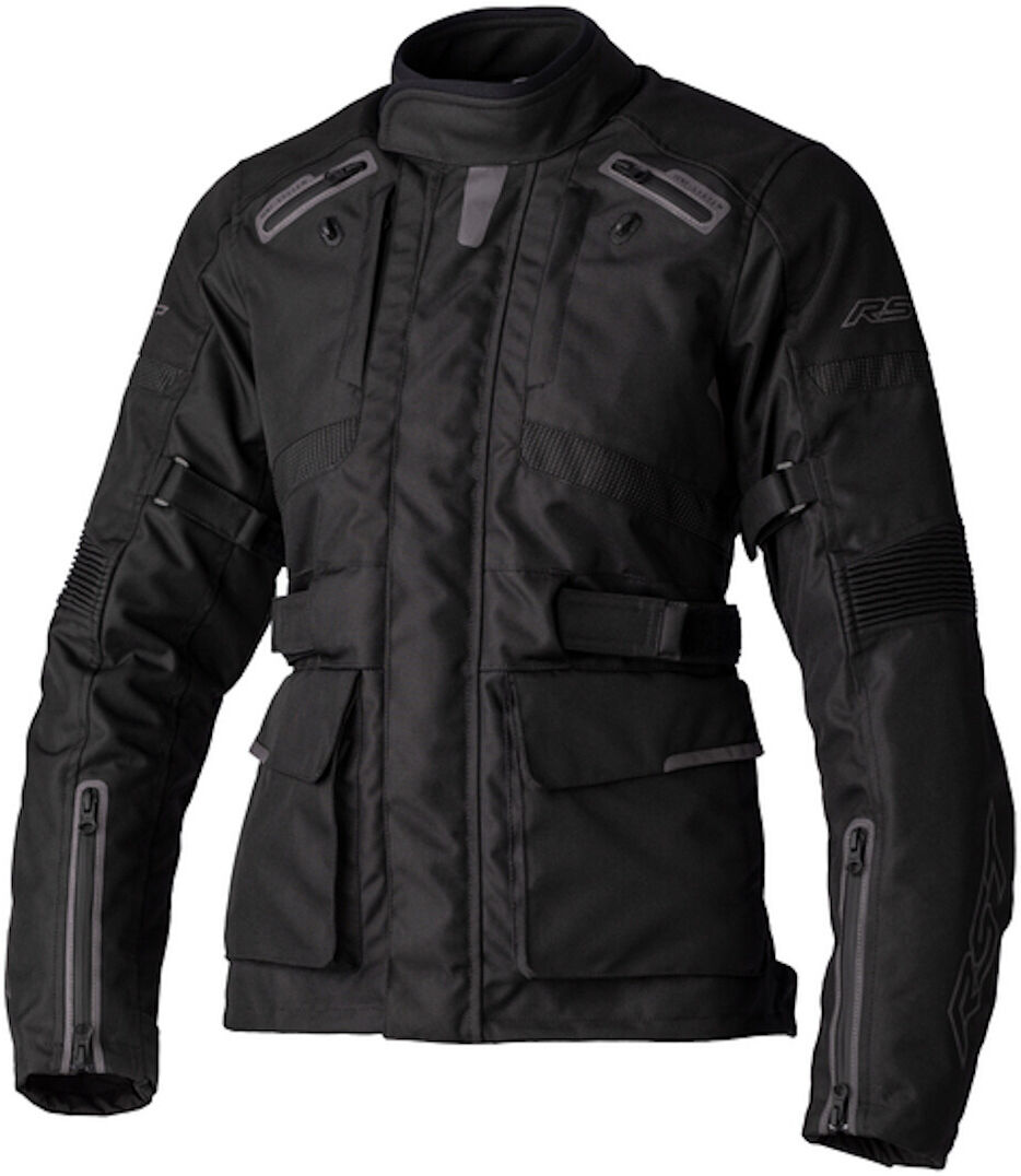 RST Endurance Chaqueta textil de motocicleta para damas - Negro (XL)