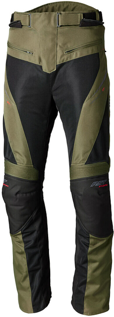 RST Ventilator XT Pantalones textiles de moto - Negro Verde (L)