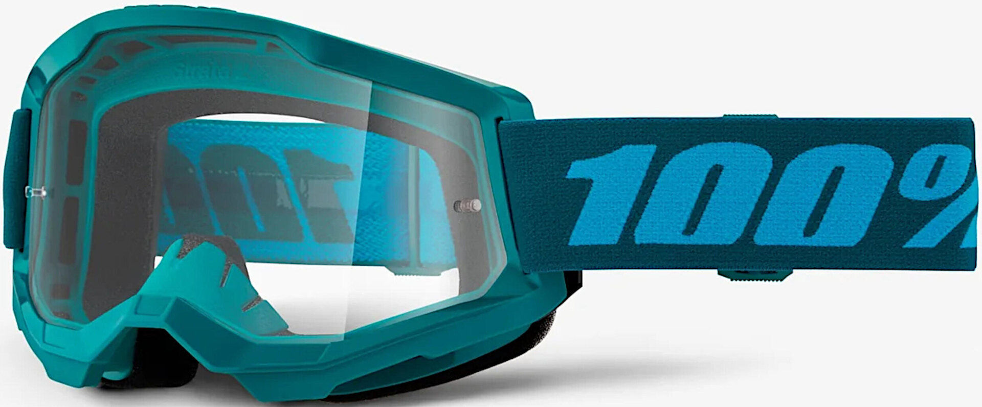 100% Strata 2 Essential Gafas de motocross - Verde Azul
