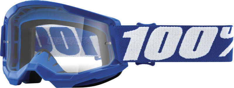100% Strata 2 Essential Gafas de motocross juveniles - Azul