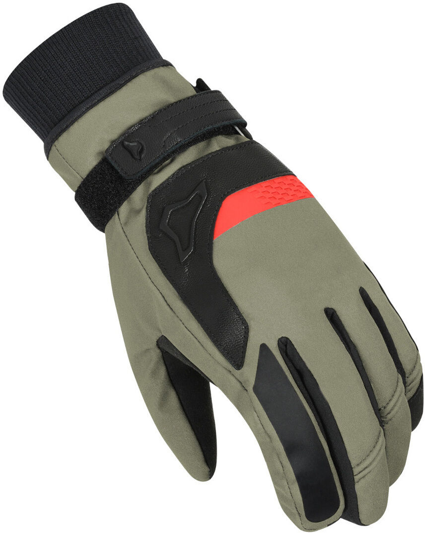 Macna Horizone RTX Guantes de motocicleta impermeables - Negro Verde (2XL)