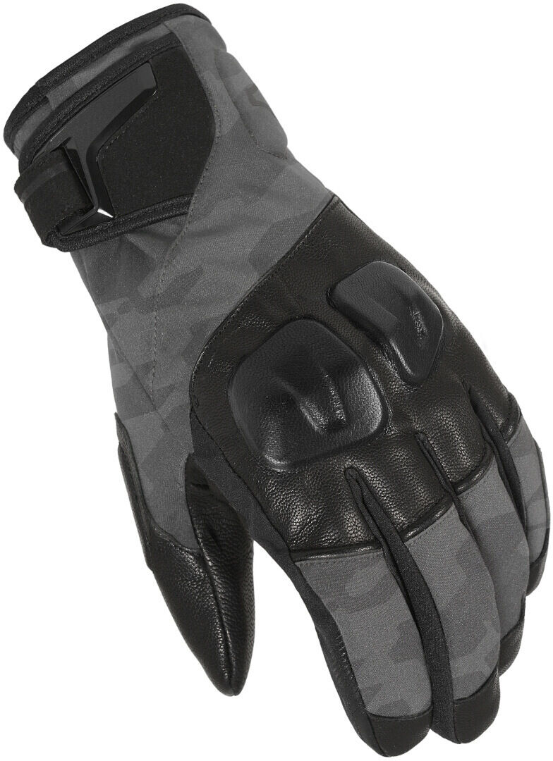 Macna Task RTX Camo Guantes de motocicleta impermeables - Negro Gris (M)