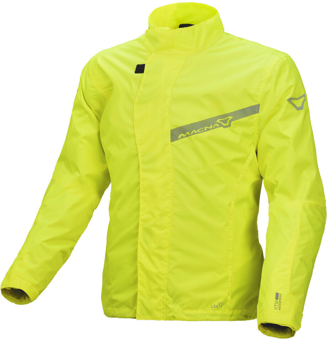 Macna Spray Chaqueta impermeable de moto para mujer - Amarillo (XS)