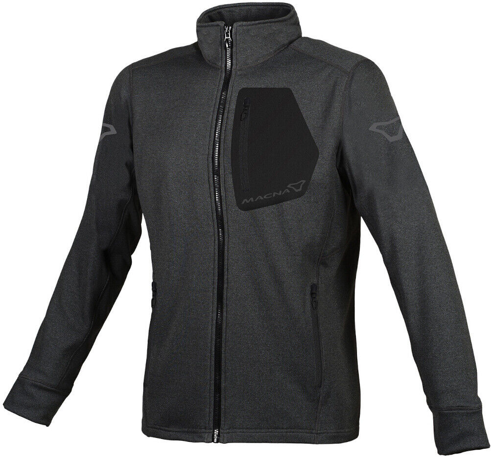 Macna Ripple Chaqueta de sudadera para damas - Negro Gris (XS)