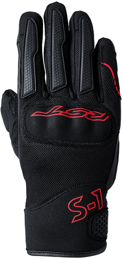 RST S1 Mesh Guantes de motocicleta - Negro Rojo