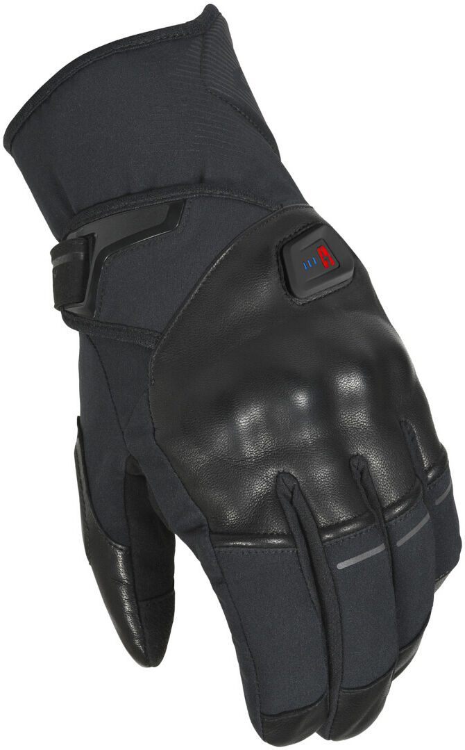 Macna Era RTX Guantes de moto para mujer impermeables calefactables - Negro (L)