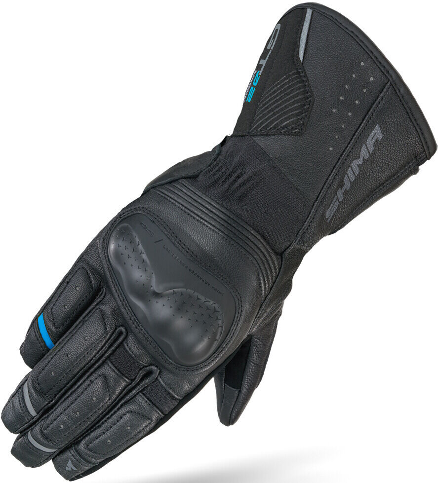 SHIMA GT-2 Guantes de moto impermeables para mujer - Negro (L)