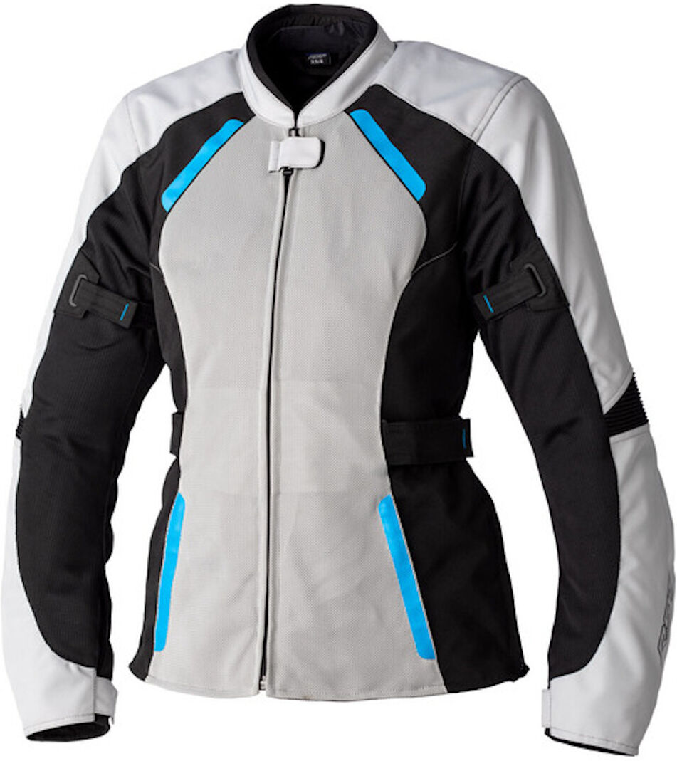 RST Ava Mesh waterproof Chaqueta textil de moto para mujer - Gris Azul