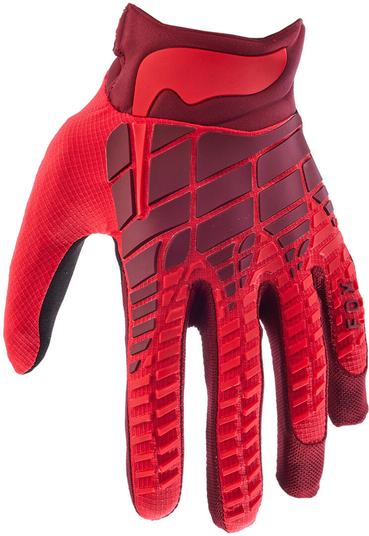 Fox 360 Guantes de motocross - Rojo (2XL)