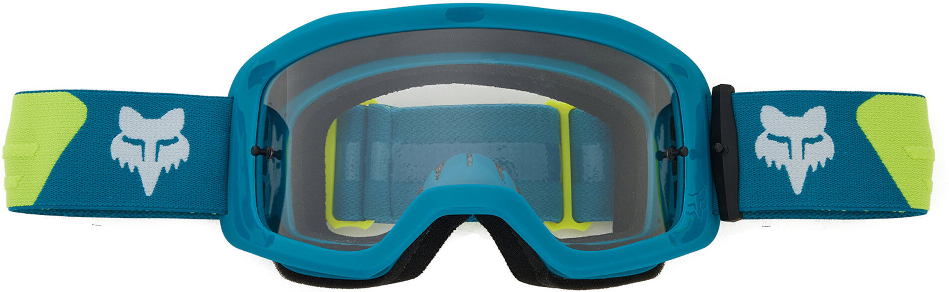 Fox Main Core Gafas de motocross - Azul Amarillo (un tamaño)