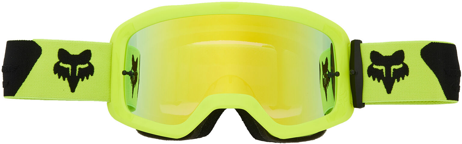Fox Main Core Spark Gafas de motocross - Negro Amarillo (un tamaño)