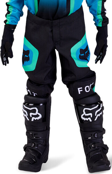 Fox 180 Ballast Pantalones de motocross para niños - Negro Verde (XS 28)