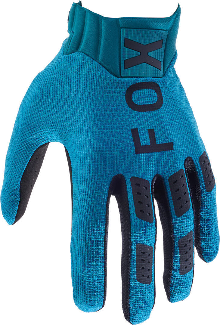 Fox Flexair 2023 Guantes de motocross - Negro Azul (2XL)