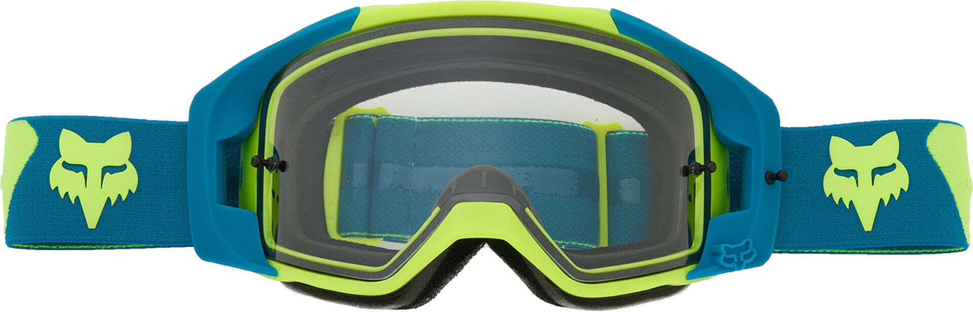 Fox Vue Core Gafas de motocross - Azul Amarillo (un tamaño)