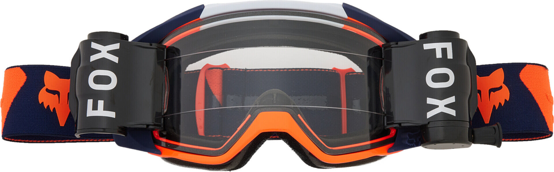 Fox Vue Roll Off Gafas de motocross - Azul Naranja (un tamaño)