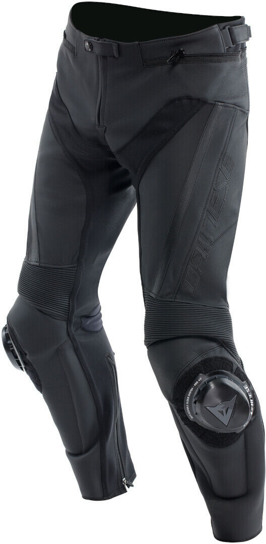 Dainese Delta 4 Pantalones de cuero de motocicleta - Negro (48)