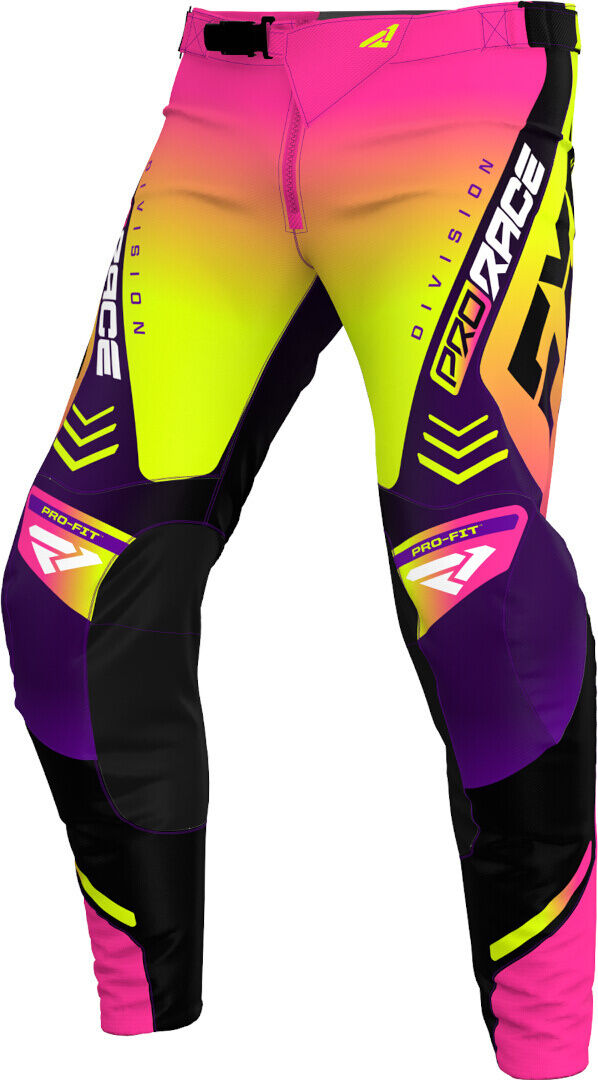 FXR Revo 2024 Pantalones de motocross - Rosa Amarillo (28)