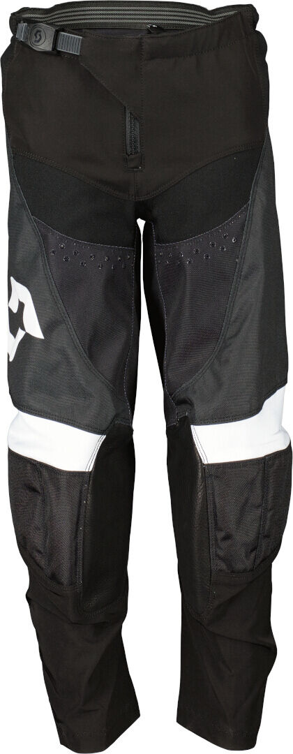 Scott Evo Swap Pantalones de motocross para niños - Negro Blanco (XL)