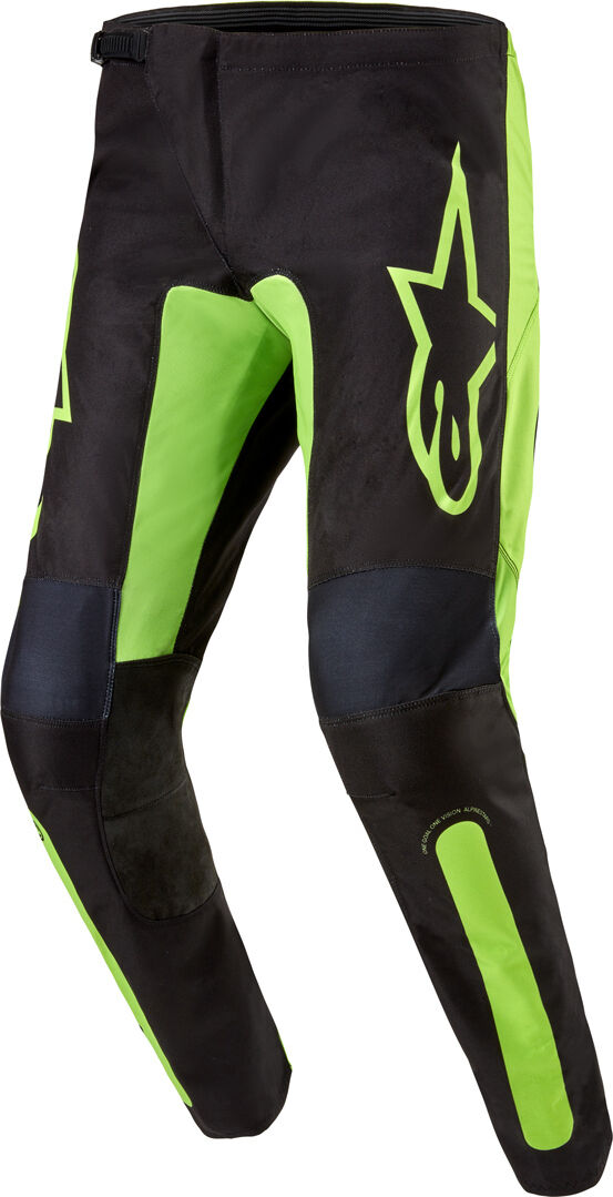 Alpinestars Fluid Lurv Pantalones de motocross - Negro Amarillo (28)