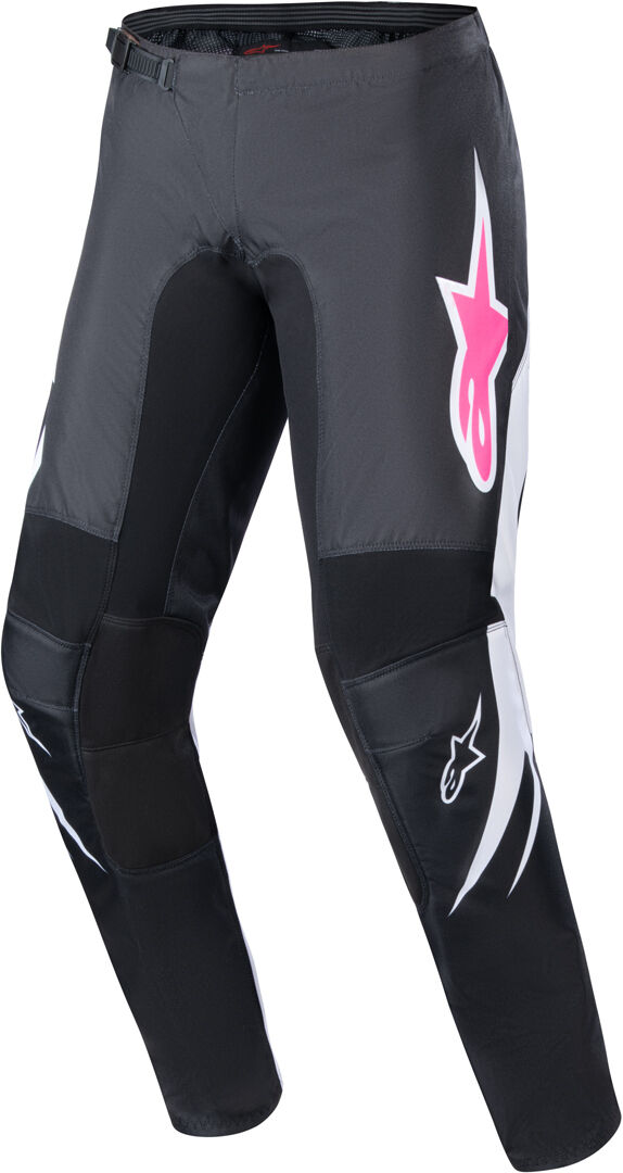 Alpinestars Stella Fluid Pantalones de motocross para damas - Negro Blanco (30)