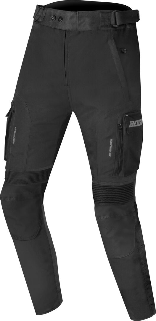 Bogotto Covelo Pantalones textiles impermeables para motocicletas - Negro (XL)