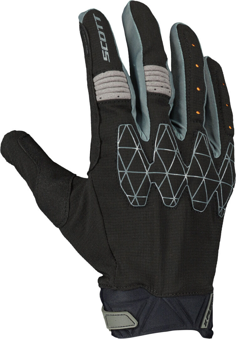 Scott X-Plore D30 Guantes de motocross - Negro Gris (2XL)