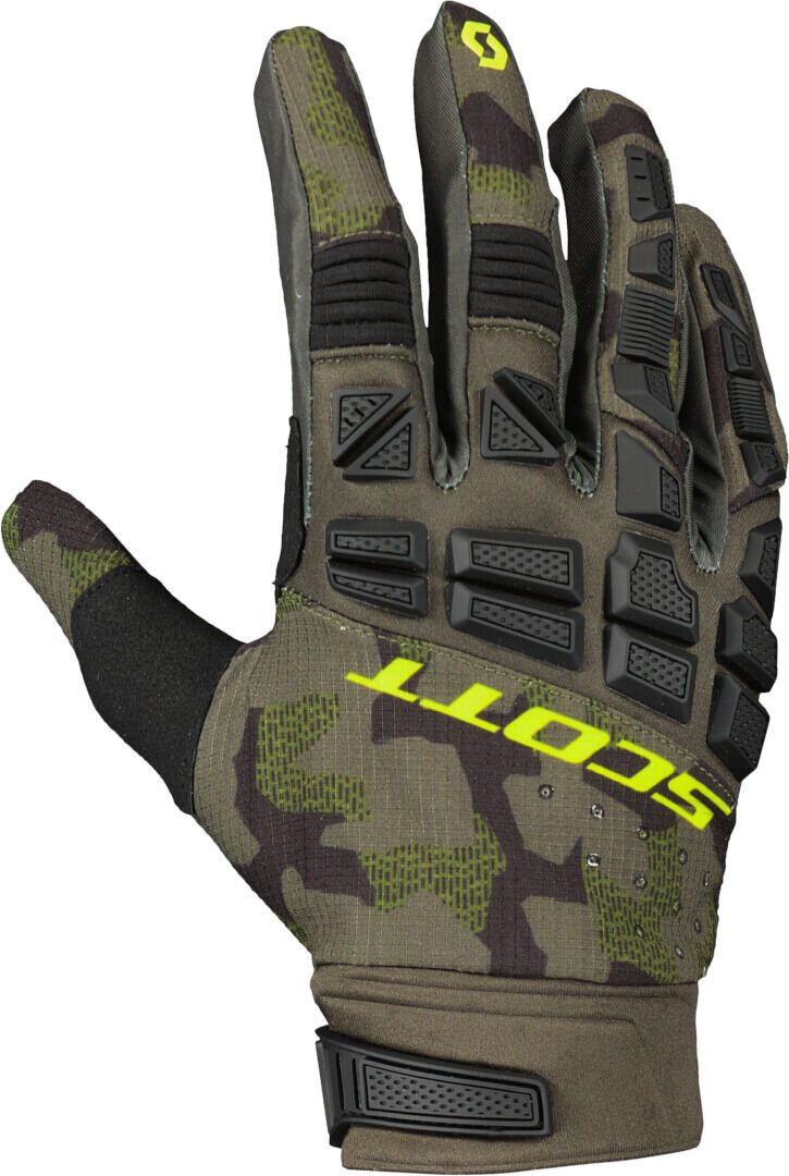 Scott X-Plore Pro Guantes de motocross - Verde Amarillo Multicolor (XL)