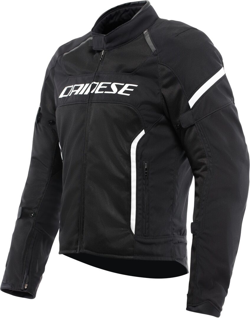 Dainese Air Frame 3 Chaqueta textil de motocicleta - Negro Blanco (52)