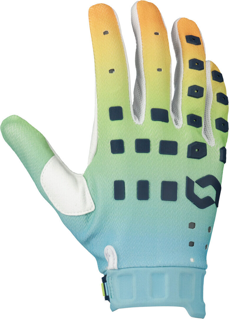 Scott Podium Pro Guantes de motocross azules/naranjas - Azul Naranja (2XL)