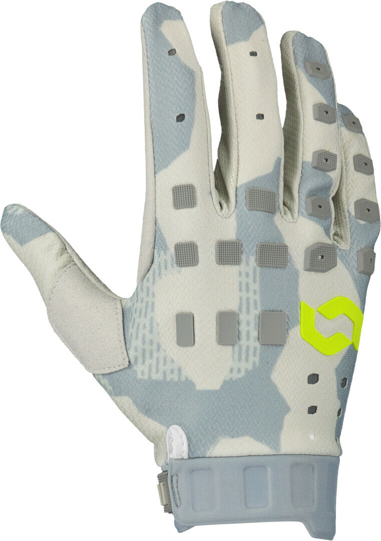 Scott Podium Pro Guantes de motocross grises/amarillos - Gris Amarillo (2XL)