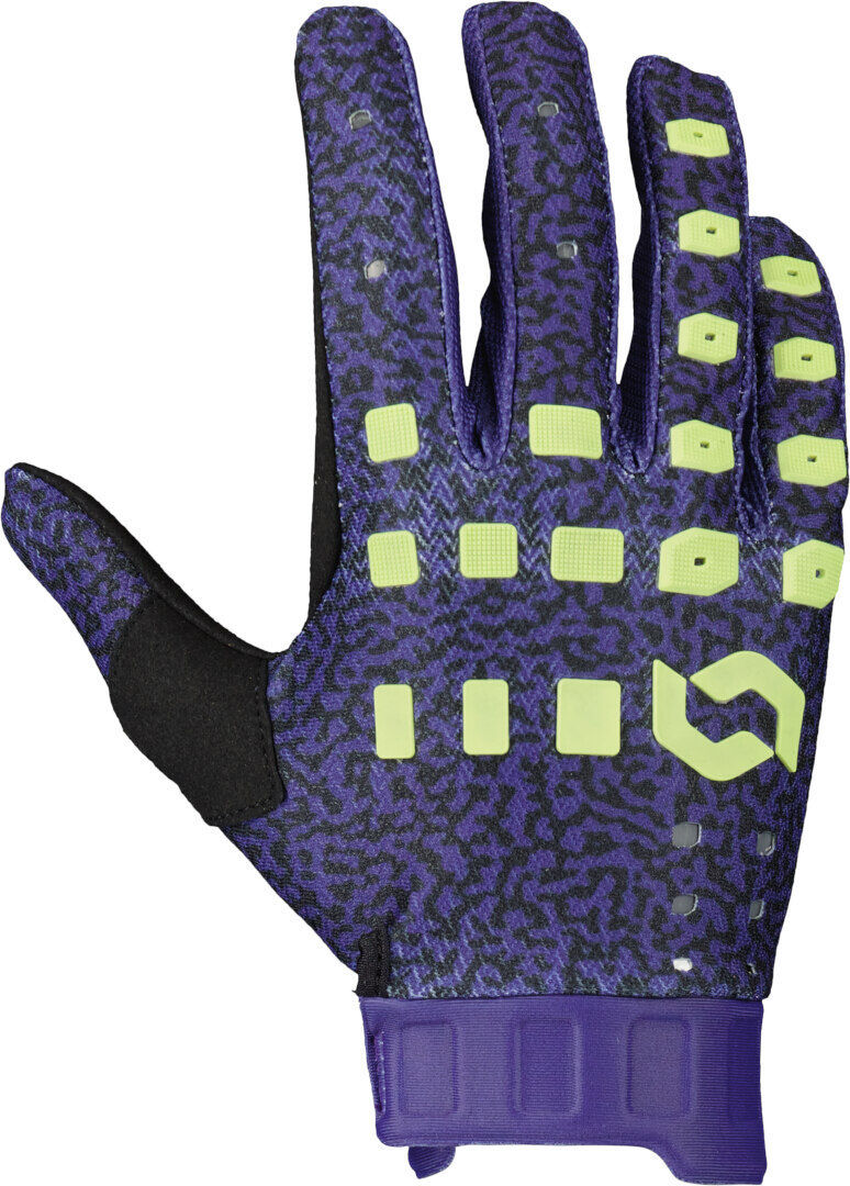 Scott Podium Pro Guantes de motocross morados/verdes - Verde Lila (M)