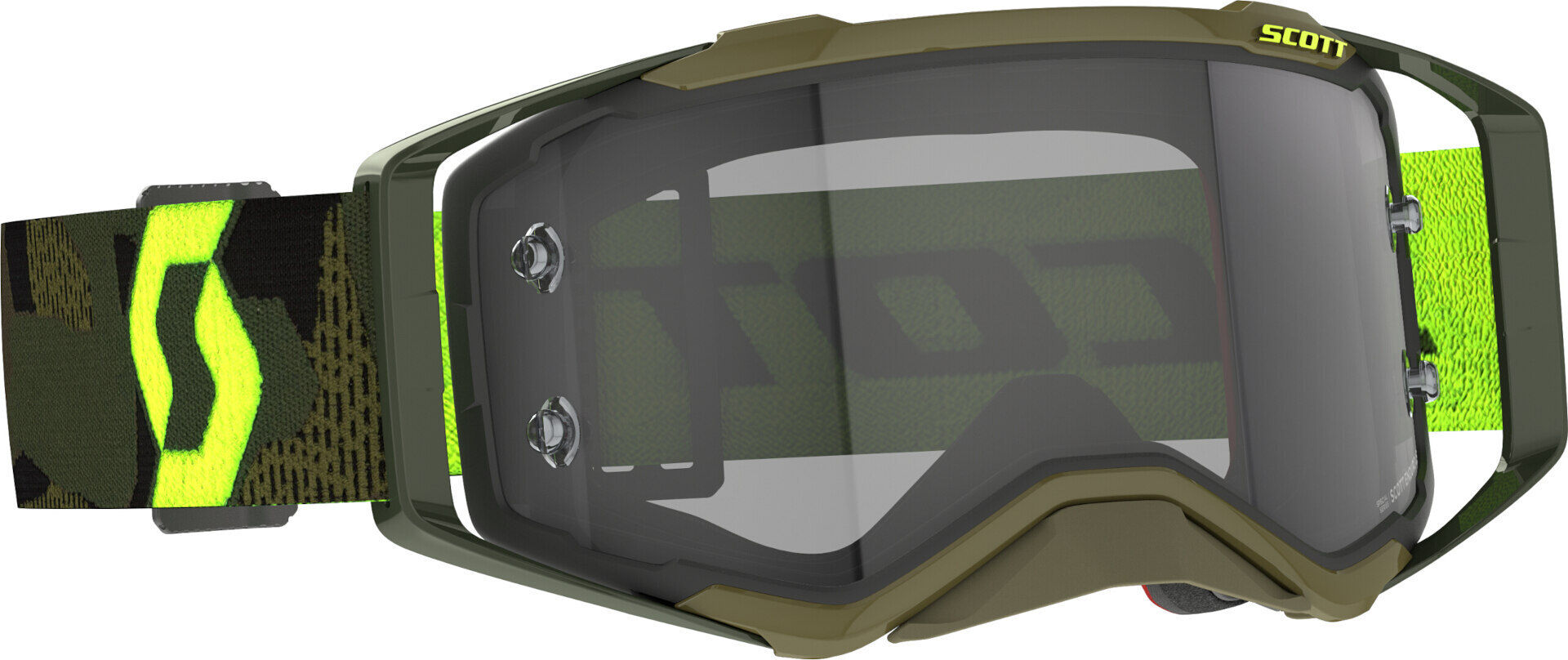 Scott Prospect Camo Light Sensitive Gafas de motocross - Negro Gris Verde Marrón (un tamaño)