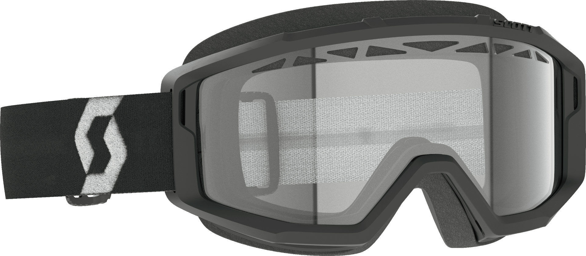 Scott Primal Enduro Gafas negras de motocross - Negro Blanco (un tamaño)