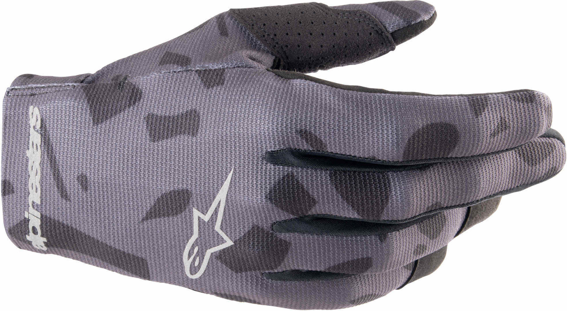 Alpinestars Radar Magnet Guantes de motocross juvenil - Negro Gris Plata (XS)