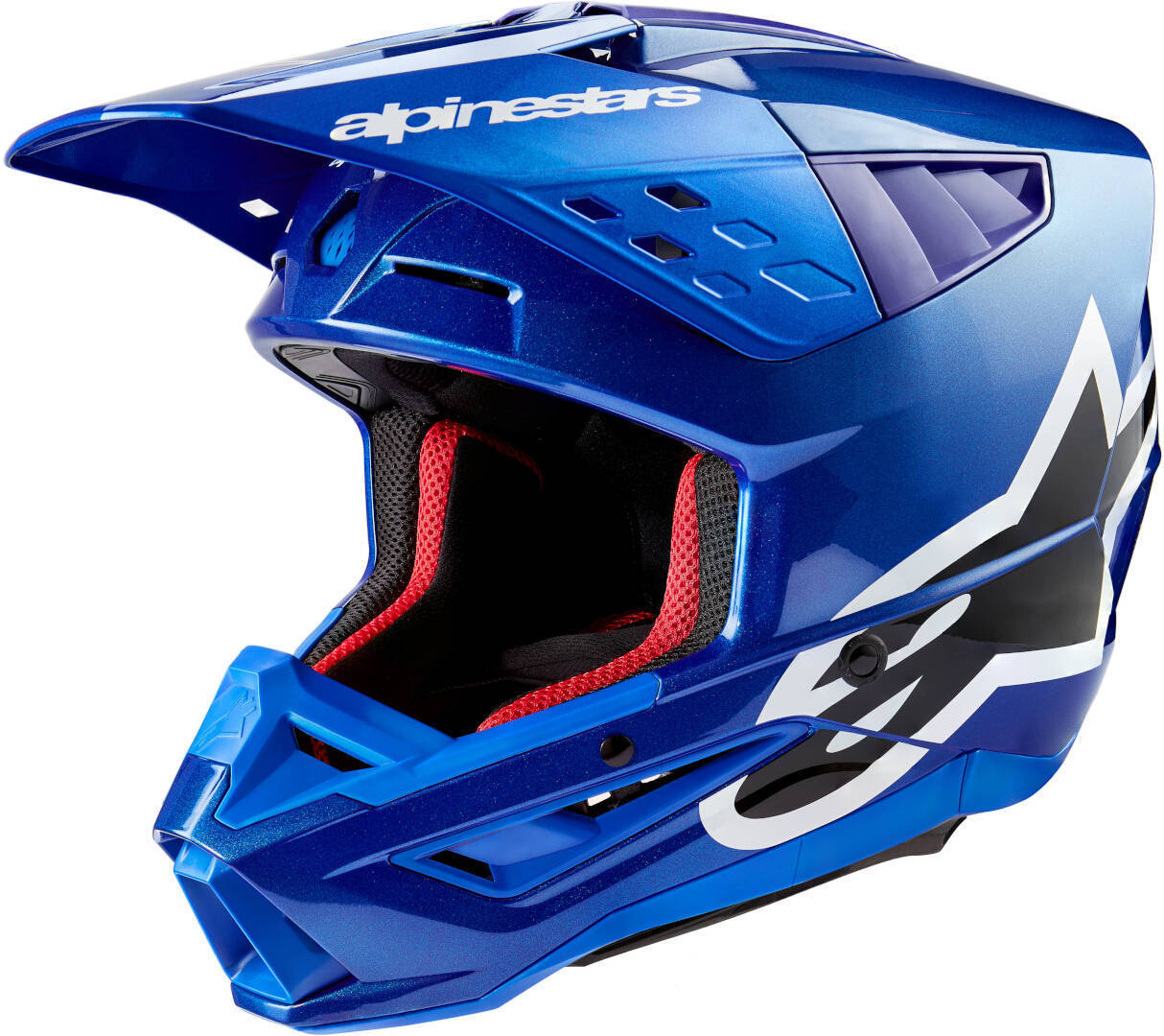 Alpinestars S-M5 Corp 2024 Casco de motocross - Azul (2XL)