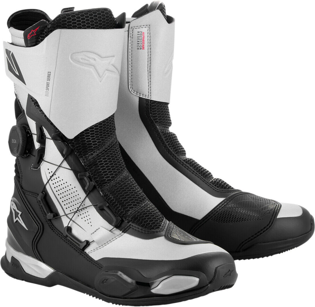 Alpinestars SP-X Boa Botas de moto - Negro Plata (47)