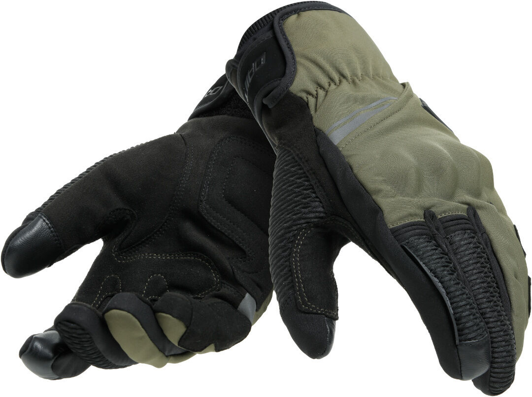 Dainese Trento D-Dry Guantes de moto - Negro Verde (XS)