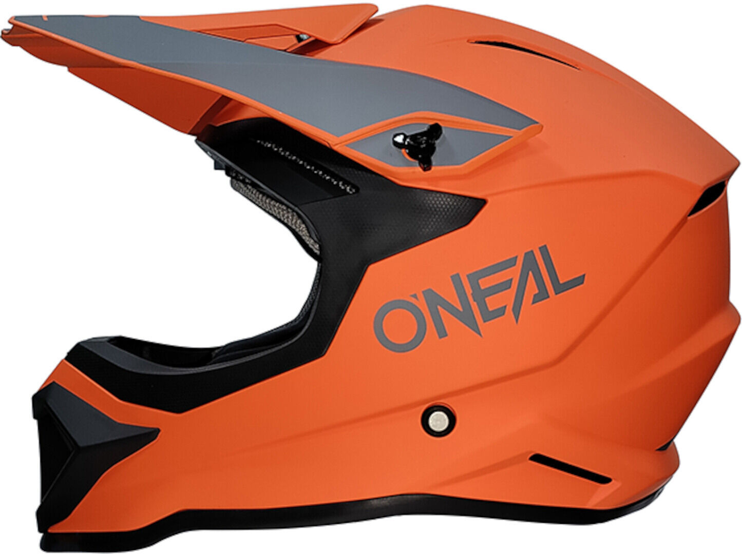 Oneal 1SRS Solid Casco de motocross - Naranja (2XL)