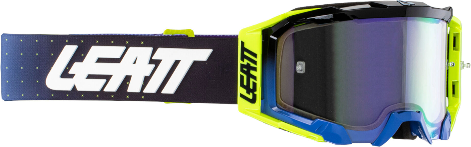 Leatt Velocity 5.5 Iriz 2024 Gafas de motocross - Negro Azul (un tamaño)