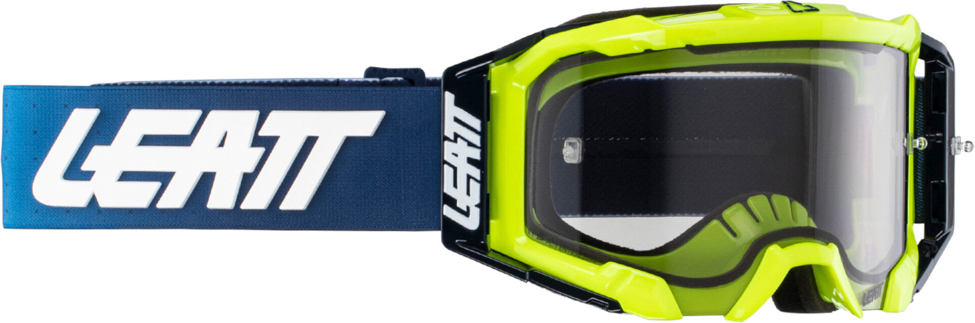 Leatt Velocity 5.5 Classic 2024 Gafas de motocross - Blanco Azul Amarillo Multicolor (un tamaño)