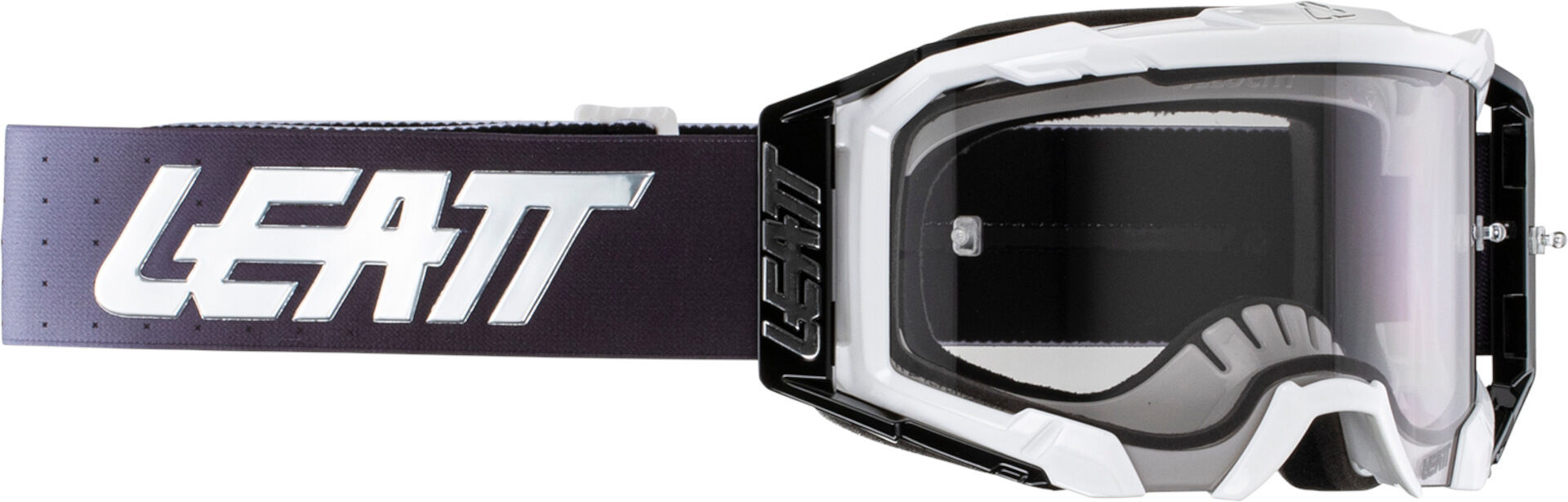 Leatt Velocity 5.5 Classic 2024 Gafas de motocross - Negro Blanco (un tamaño)