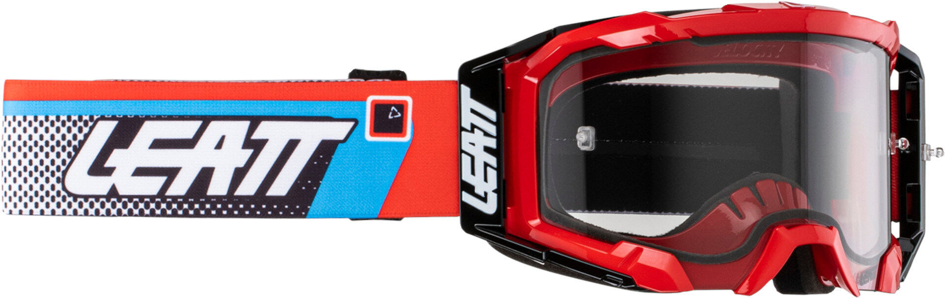 Leatt Velocity 5.5 Dots 2024 Gafas de motocross - Rojo Azul (un tamaño)