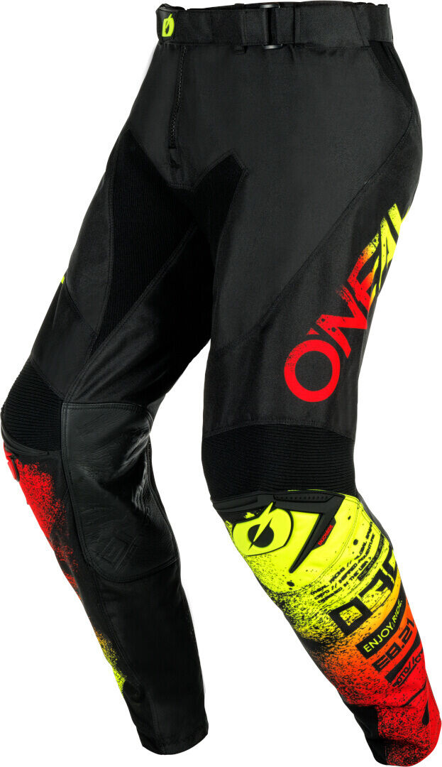 Oneal Mayhem Scarz Pantalones de motocross - Negro Rojo Amarillo (40)